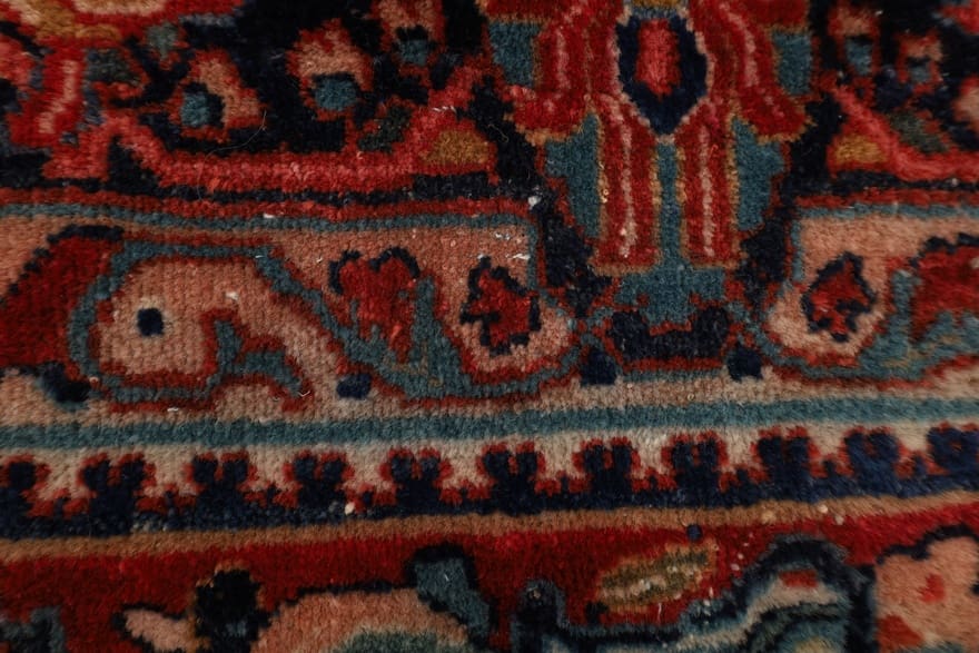 Sarough Farahan Perserteppich antik, 276 × 182 cm, Wolle
