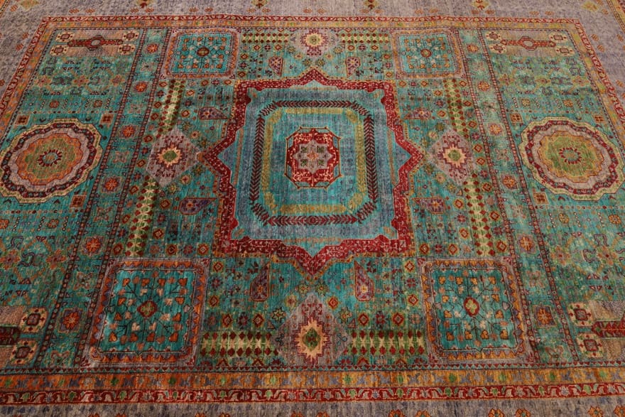 Handgeknüpfter Mamluk Orientteppich 290 × 216 cm