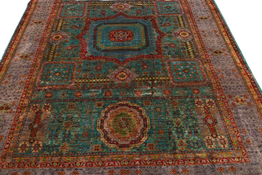 Handgeknüpfter Mamluk Orientteppich 290 × 216 cm