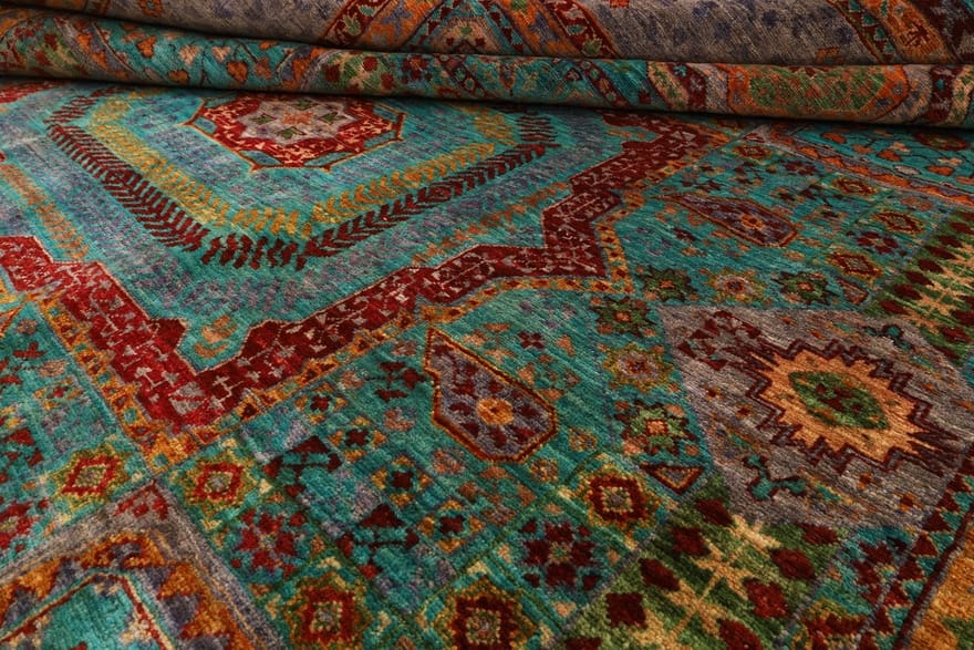 Handgeknüpfter Mamluk Orientteppich 290 × 216 cm