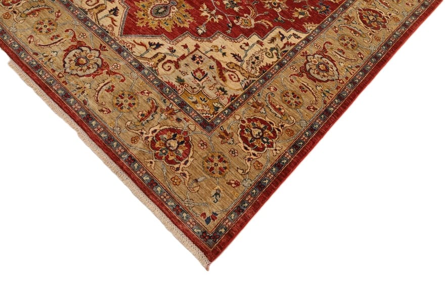 Handgeknüpfter Heriz Ziegler Orientteppich 297 × 198 cm