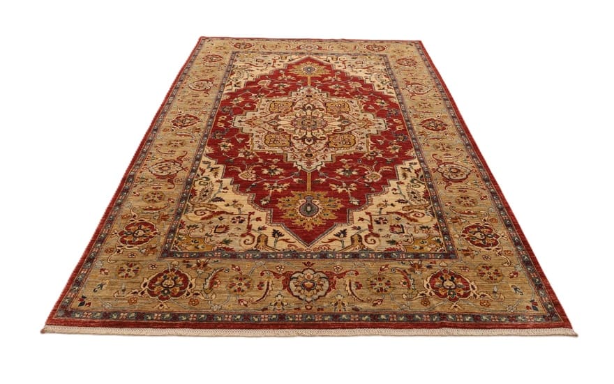 Handgeknüpfter Heriz Ziegler Orientteppich 297 × 198 cm