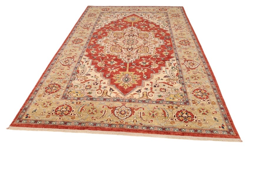 Handgeknüpfter Heriz Ziegler Orientteppich 297 × 198 cm