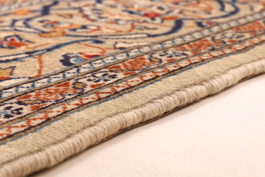 Handgeknüpfter Kashan Perserteppich, 295 × 196 cm, Wolle