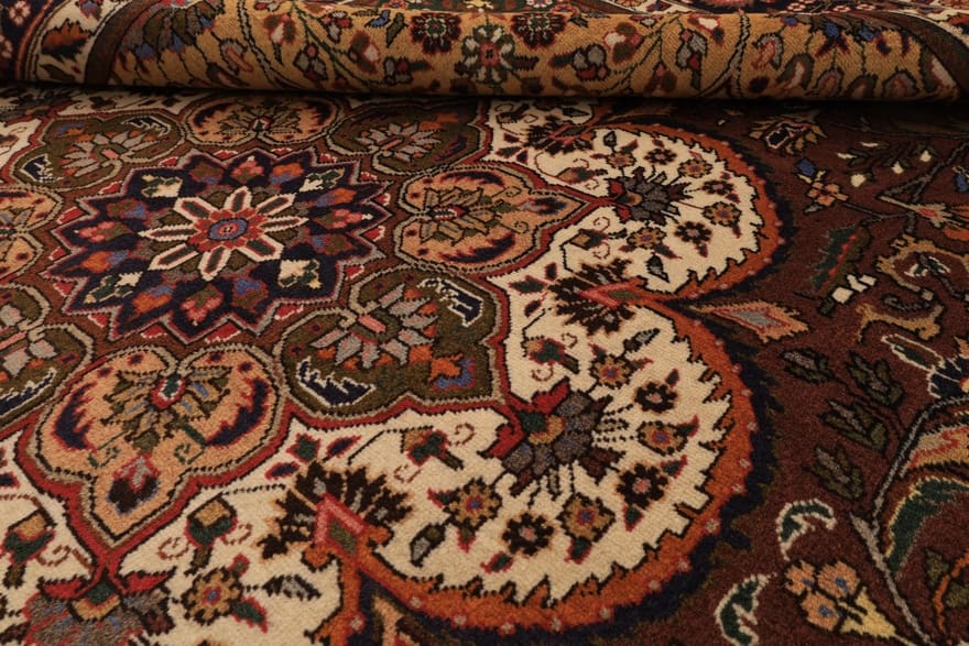 Täbriz Perserteppich 290 × 200 cm aus Wolle, handgeknüpft
