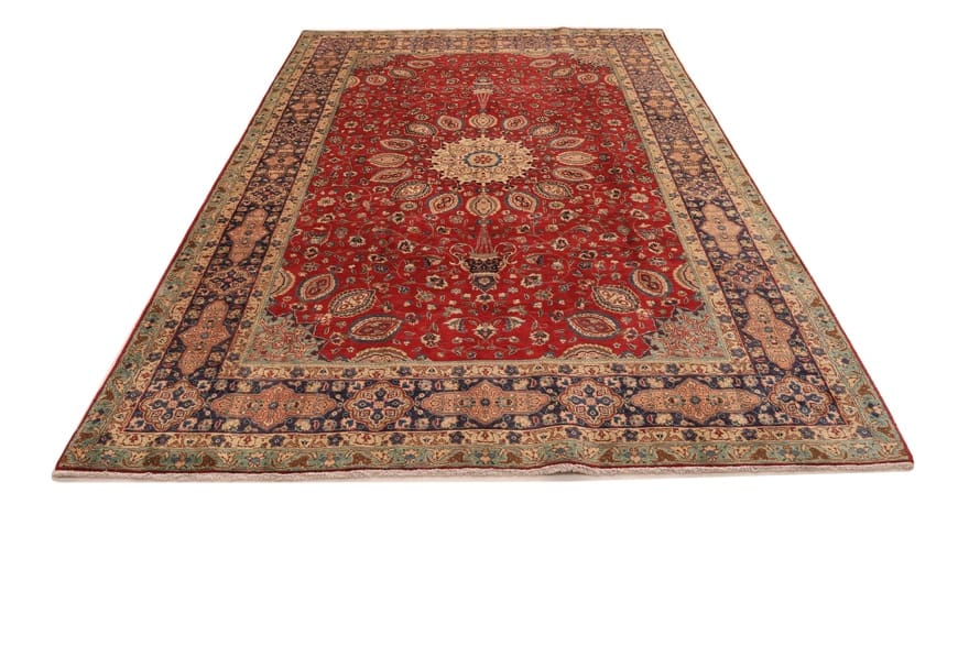 Handgeknüpfter Täbriz Perserteppich, 300 × 200 cm, Wolle