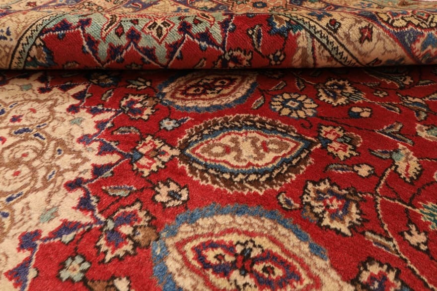 Handgeknüpfter Täbriz Perserteppich, 300 × 200 cm, Wolle