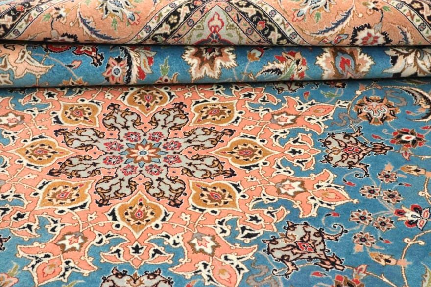 Täbriz Perserteppich aus Iran, 300 × 198 cm