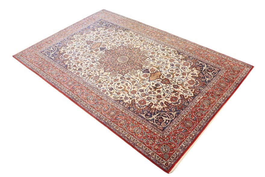 Handgeknüpfter Isfahan Perserteppich 315 × 200 cm