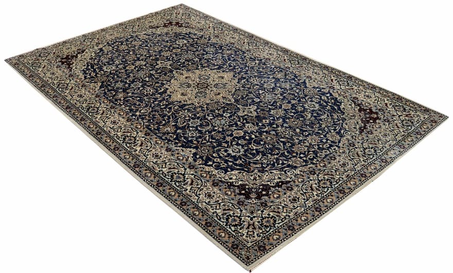 Nain Perserteppich 325 × 205 cm aus Wolle & Seide, handgeknüpft