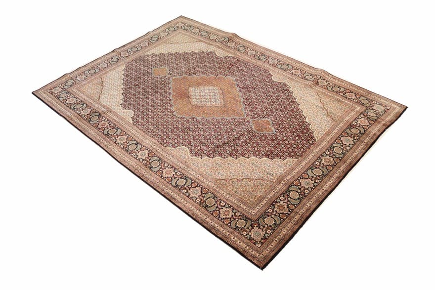 tabriz-teppich-286x204-cm-50-raj-handgeknupft-perserteppich-2 Täbriz Perserteppich 286 × 204 cm aus Wolle & Seide, handgeknüpft