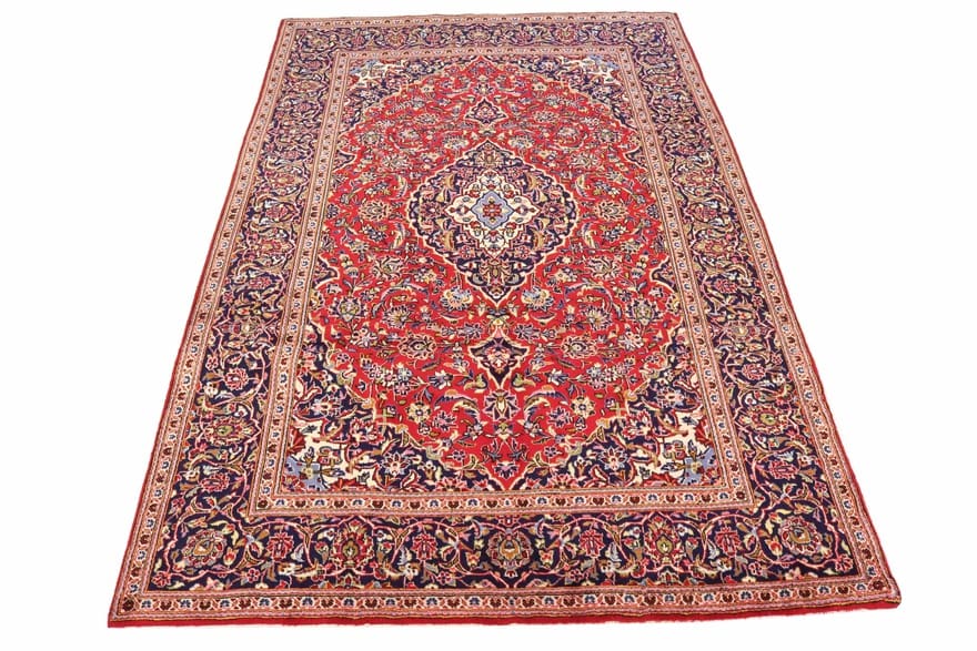 Kashan Perserteppich aus Iran, 305 × 200 cm
