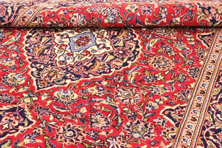 Kashan Perserteppich aus Iran, 305 × 200 cm