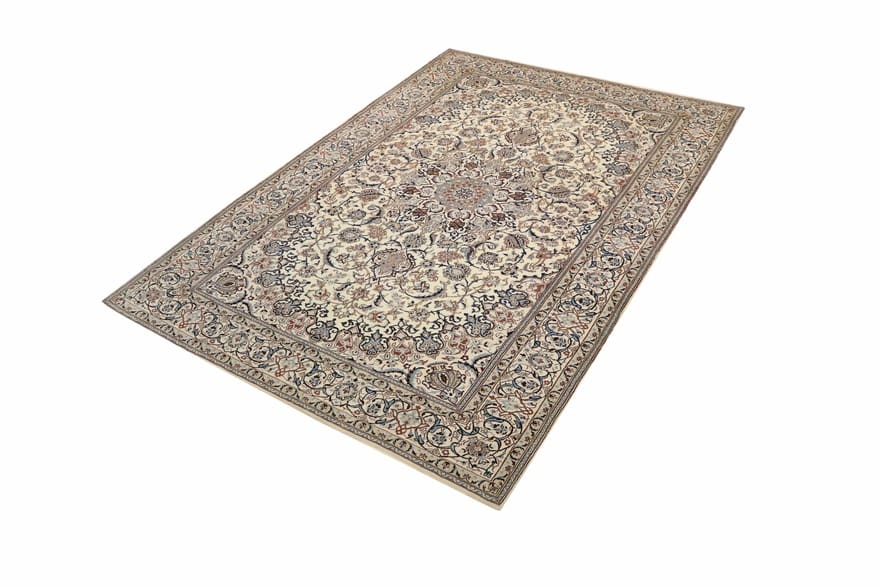 Nain Perserteppich 302 × 207 cm aus Wolle & Seide, handgeknüpft