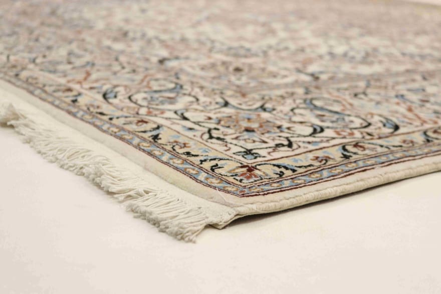 Nain Perserteppich 302 × 207 cm aus Wolle & Seide, handgeknüpft