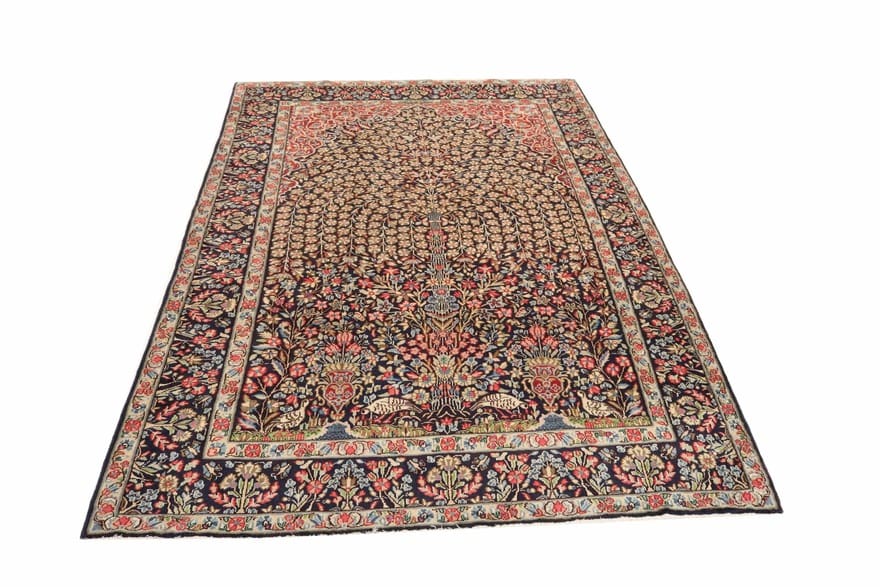 Kerman Perserteppich 312 × 210 cm aus Wolle, handgeknüpft