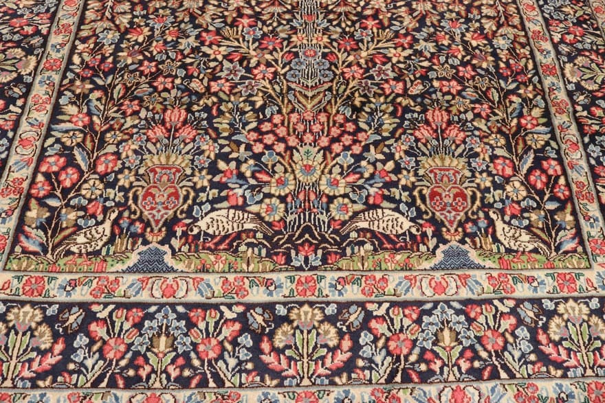 Kerman Perserteppich 312 × 210 cm aus Wolle, handgeknüpft