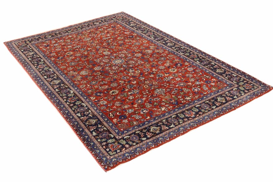 Handgeknüpfter Kashan Perserteppich 290 × 197 cm