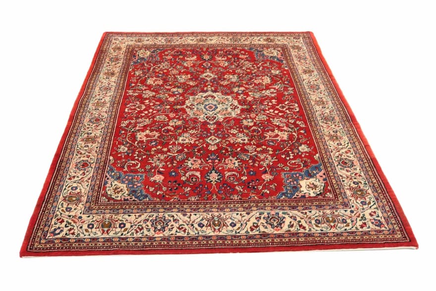 Handgeknüpfter Sarough Farahan Perserteppich, 324 × 215 cm, Wolle