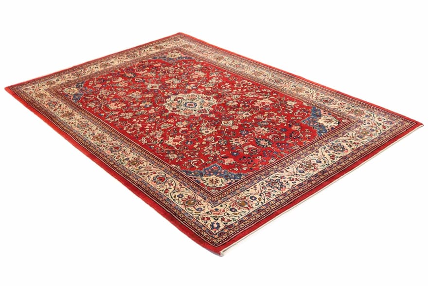 Handgeknüpfter Sarough Farahan Perserteppich, 324 × 215 cm, Wolle