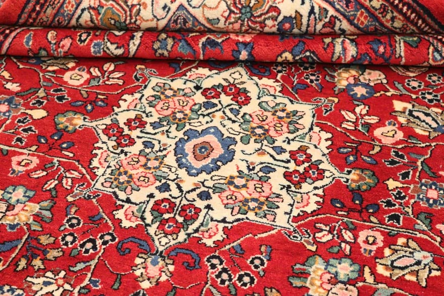 Handgeknüpfter Sarough Farahan Perserteppich, 324 × 215 cm, Wolle