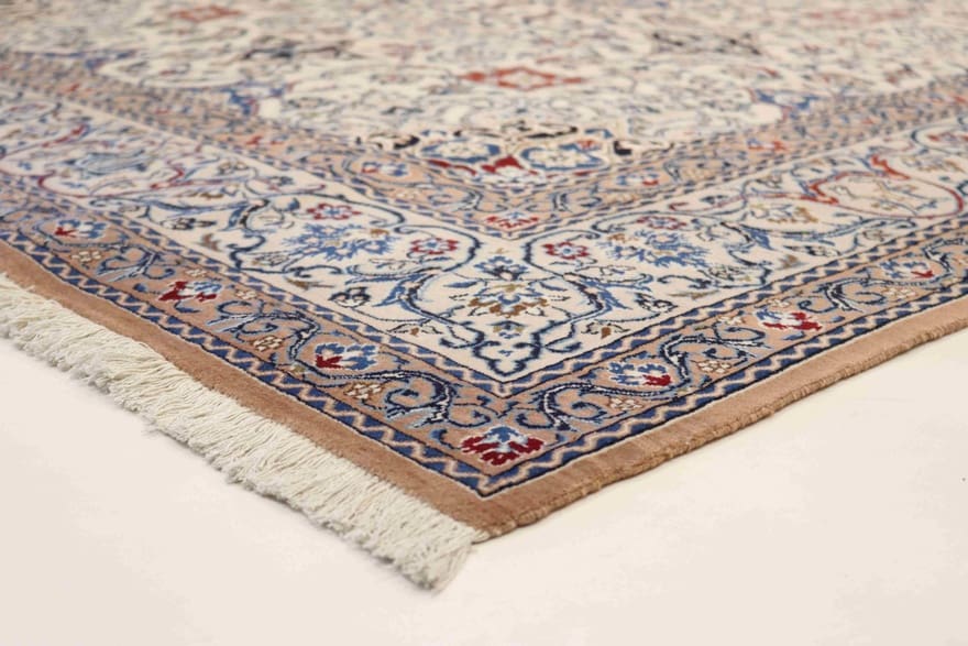 Nain Perserteppich 310 × 200 cm aus Wolle & Seide, handgeknüpft