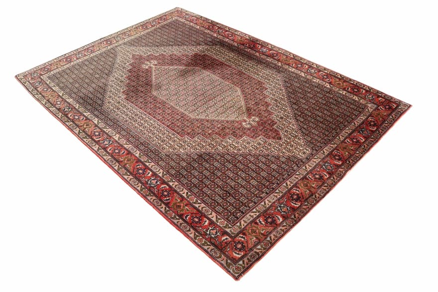 senneh-teppich-292x206-cm-handgeknupft-aus-kurdistan-robust-3 Perserteppich 290 × 205 cm aus Wolle, handgeknüpft