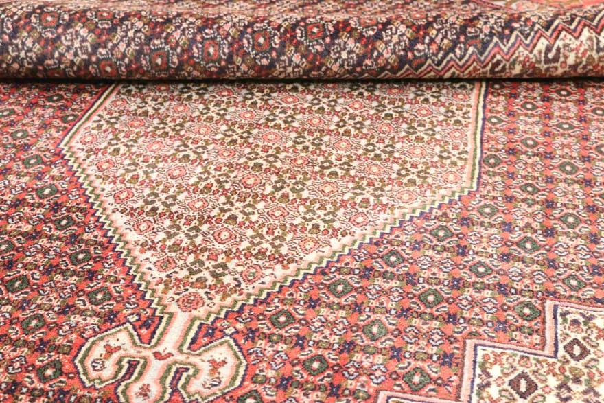senneh-teppich-292x206-cm-handgeknupft-aus-kurdistan-robust-5 Perserteppich 290 × 205 cm aus Wolle, handgeknüpft