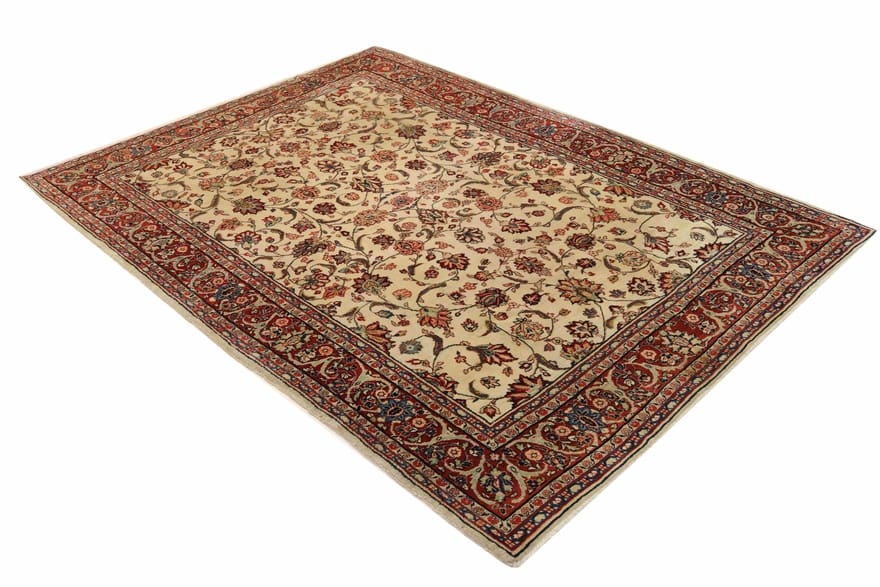 Sarough Farahan Perserteppich antik, 288 × 210 cm, Wolle