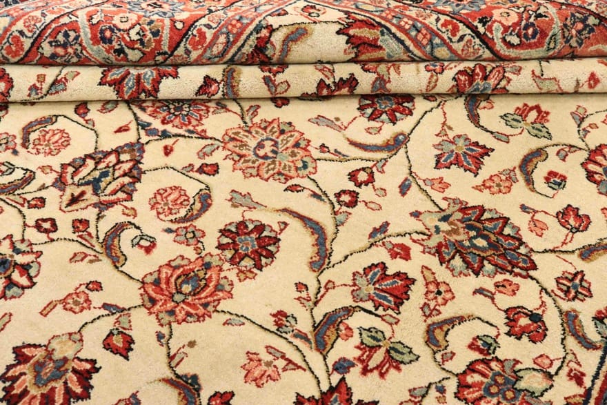 Sarough Farahan Perserteppich antik, 288 × 210 cm, Wolle