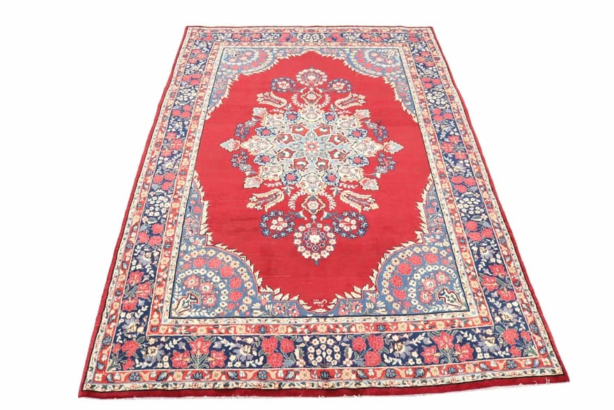 yazd-teppich-302x202-cm-handgeknupft-traditionelles-design-perserteppich-4 Handgeknüpfter Yazd Perserteppich 300 × 201 cm