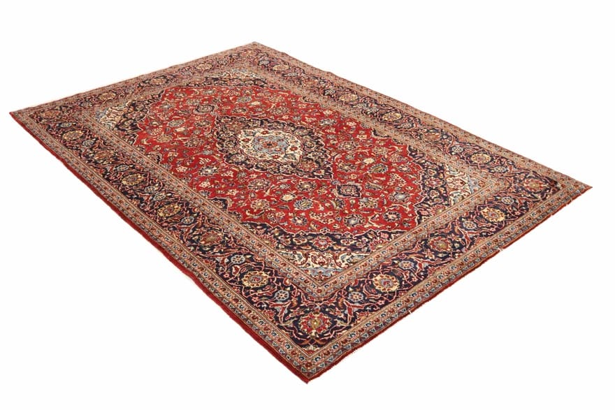 Kashan Perserteppich aus Iran, 309 × 207 cm