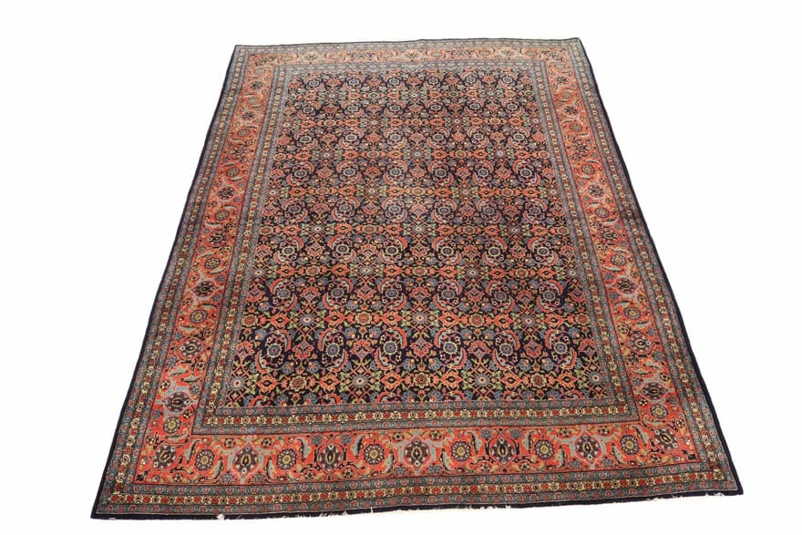 tabriz-mahi-40-raj-teppich-287x204-cm-handgeknupft-perserteppich-4 Täbriz Perserteppich 285 × 203 cm aus Wolle, handgeknüpft