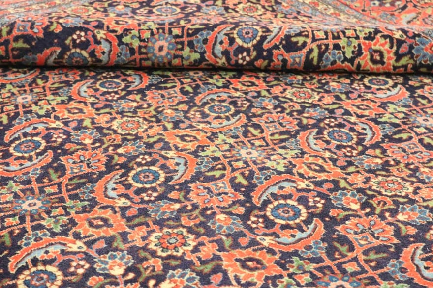 tabriz-mahi-40-raj-teppich-287x204-cm-handgeknupft-perserteppich-6 Täbriz Perserteppich 285 × 203 cm aus Wolle, handgeknüpft