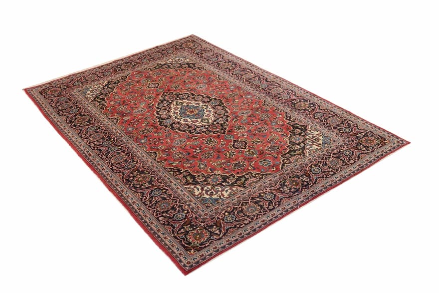 Kashan Perserteppich aus Iran, 297 × 208 cm