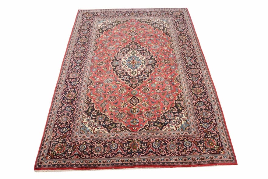 Kashan Perserteppich aus Iran, 297 × 208 cm