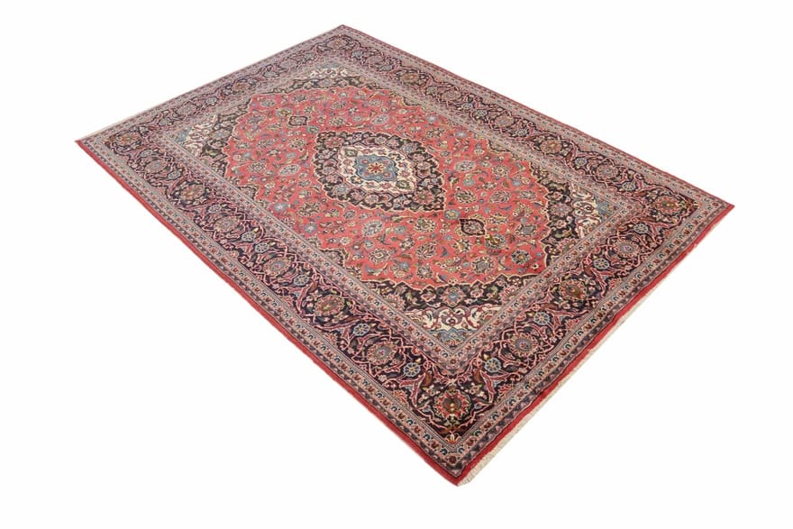 Kashan Perserteppich aus Iran, 297 × 208 cm