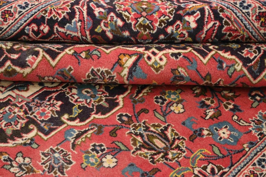 Kashan Perserteppich aus Iran, 297 × 208 cm