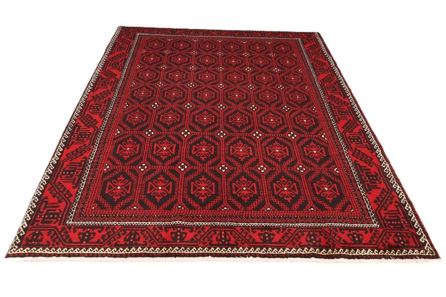 Perserteppich 278 × 207 cm aus Wolle & Seide, handgeknüpft