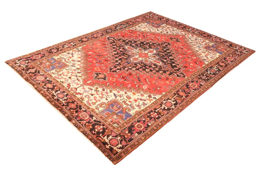 Heriz Perserteppich 293 × 208 cm aus Wolle, handgeknüpft