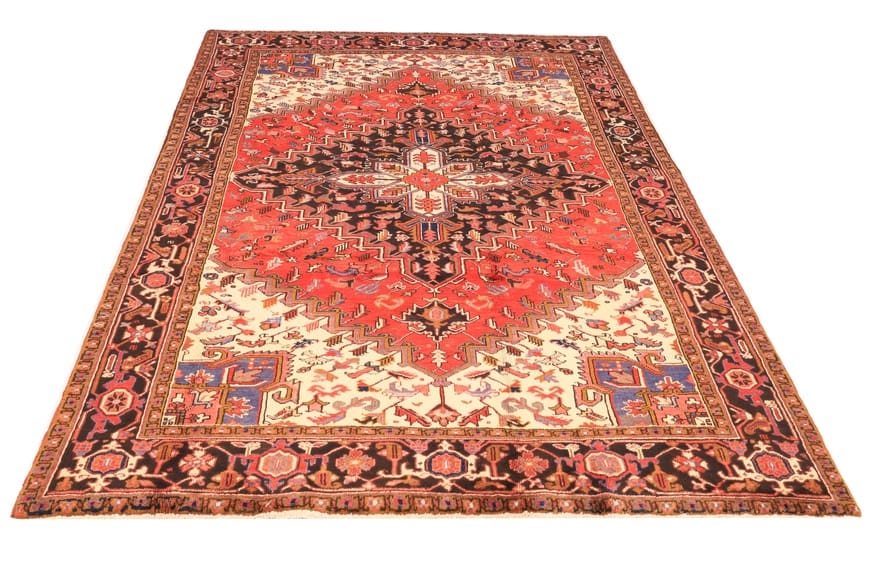 Heriz Perserteppich 293 × 208 cm aus Wolle, handgeknüpft