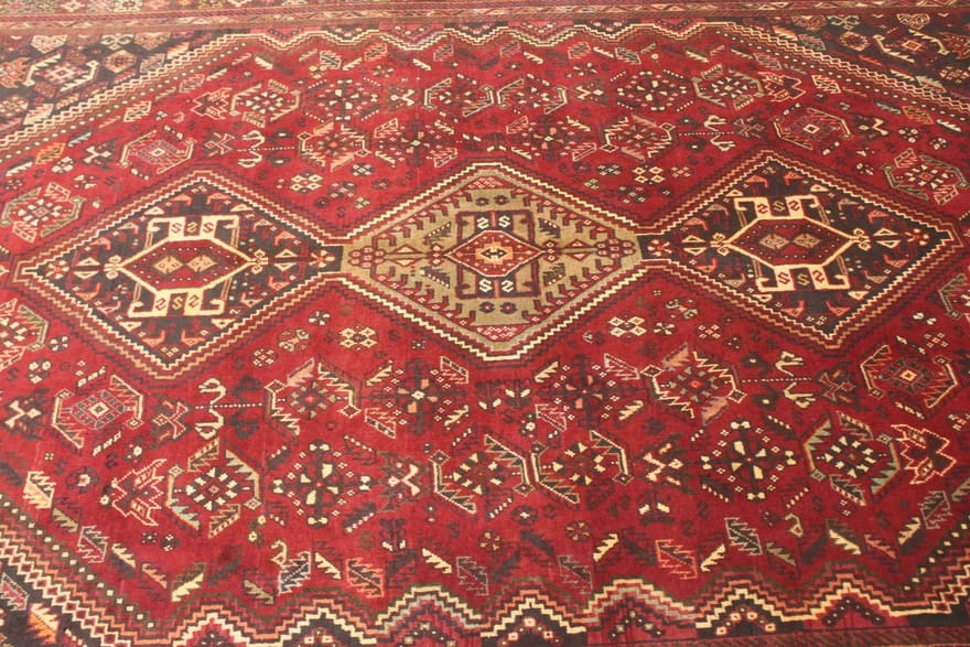 Handgeknüpfter Qashqai Perserteppich, 315 × 200 cm