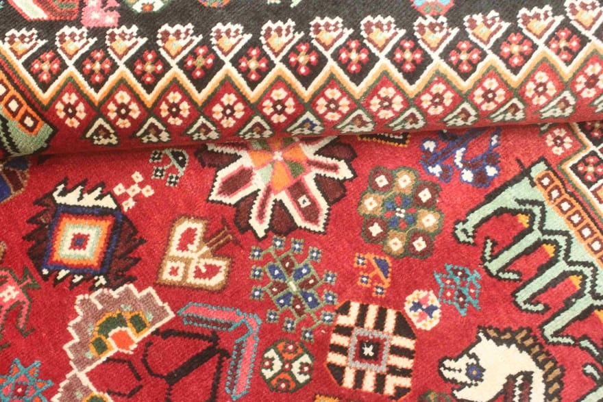 Qashqai Perserteppich aus Iran, 290 × 176 cm