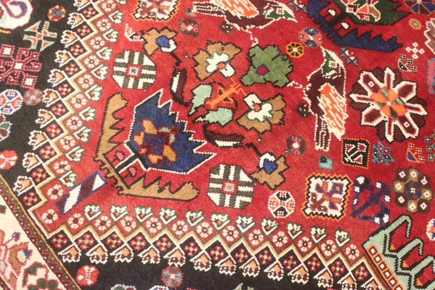 Qashqai Perserteppich aus Iran, 290 × 176 cm