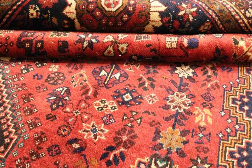 Qashqai Perserteppich aus Iran, 284 × 188 cm