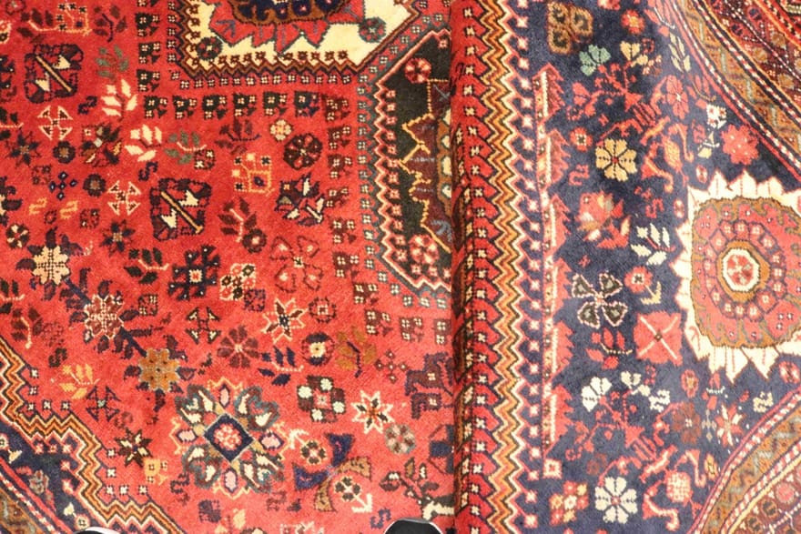 Qashqai Perserteppich aus Iran, 284 × 188 cm