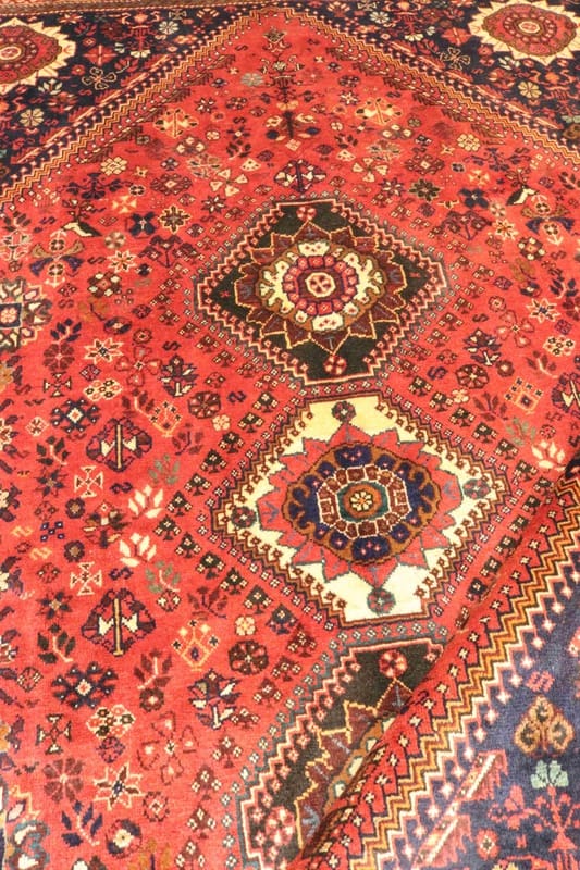 Qashqai Perserteppich aus Iran, 284 × 188 cm