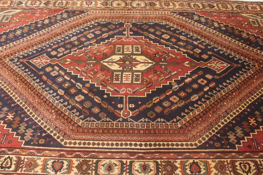 Handgeknüpfter Qashqai Perserteppich 302 × 179 cm