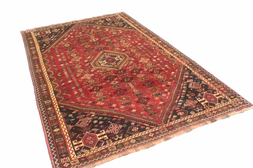 Qashqai Perserteppich aus Iran, 280 × 177 cm