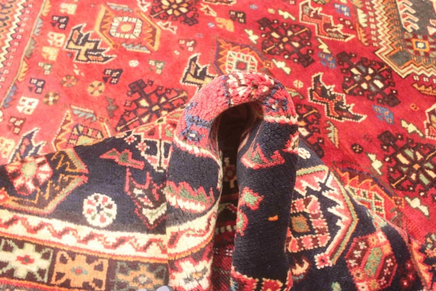 Qashqai Perserteppich aus Iran, 280 × 177 cm